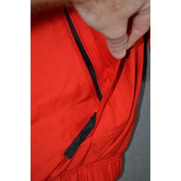 VINTAGE Nike Golf Jacket Mens Large Red Storm-FIT Windbreaker Full Zip Y2K - Picture 5 of 13